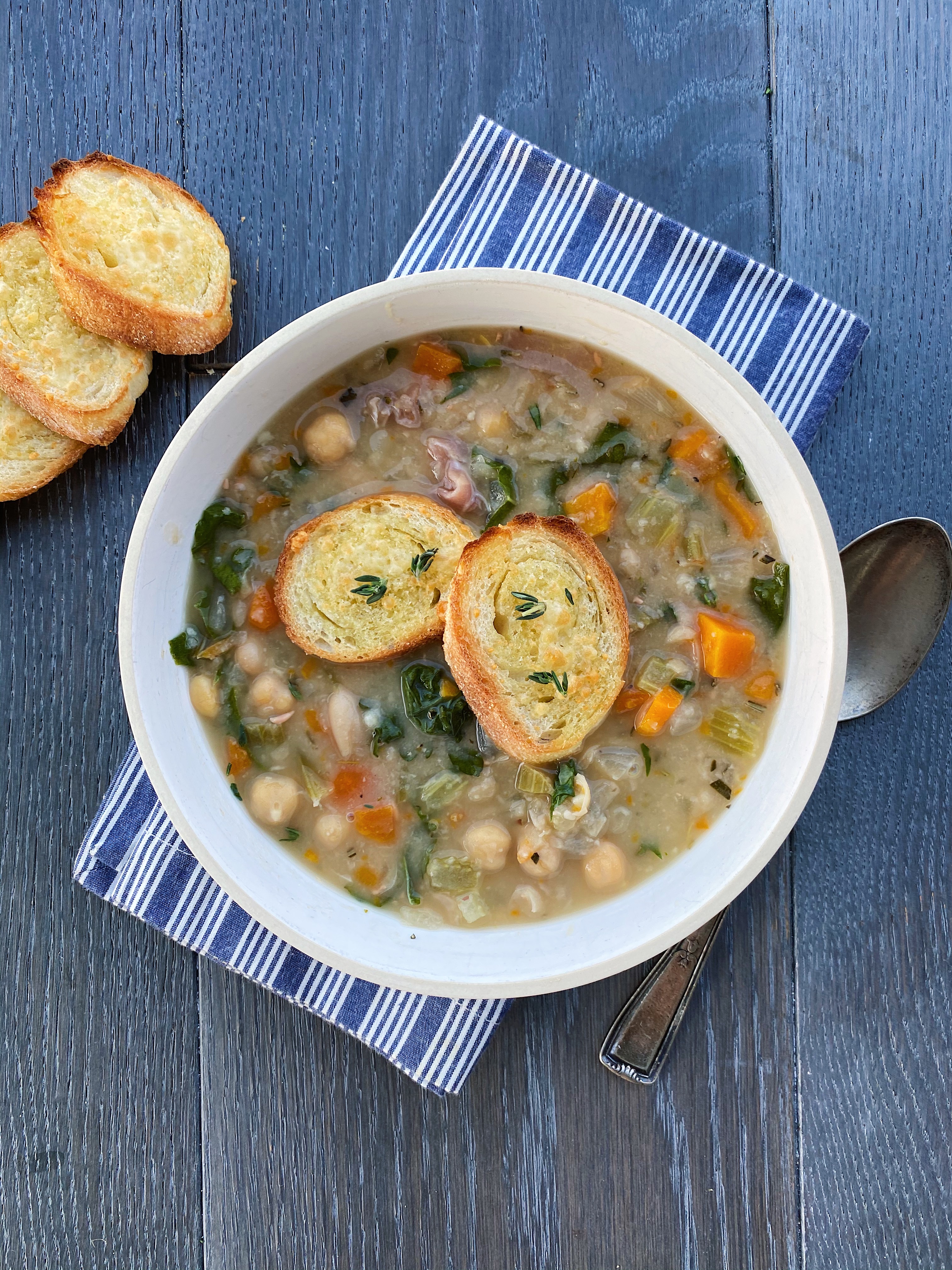 A bowl of soup